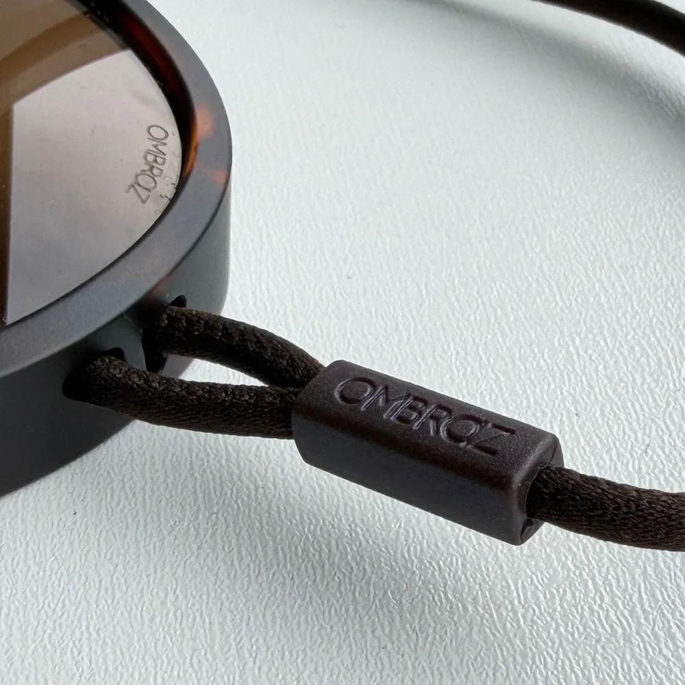 Ombraz Dolomite Armless Polarized Sunglasses Tortoise Shell Outdoor Ultralight